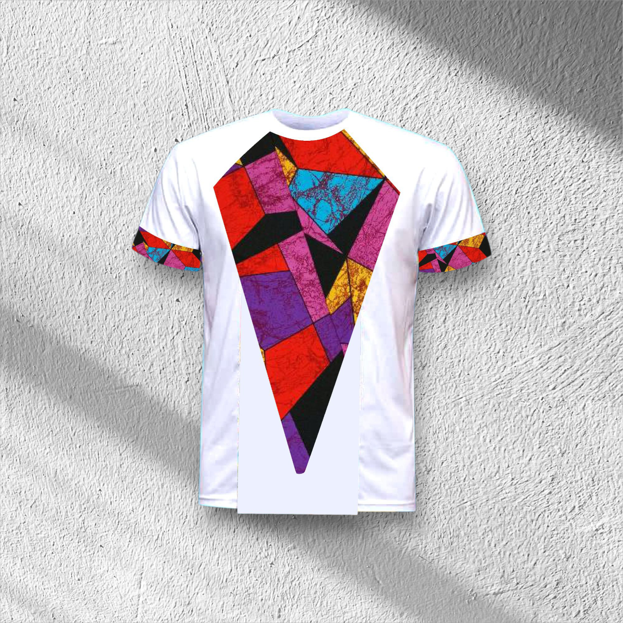 African Print T-Shirt – Style 05 (Zulu Energy)